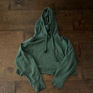 Altard State Green Cropped Hoodie